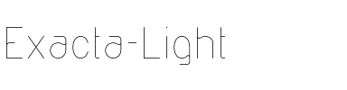 Exacta Light.otf