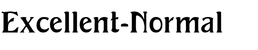 Excellent Normal.ttf