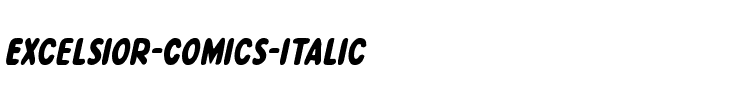 Excelsior Comics Italic Italic.ttf
