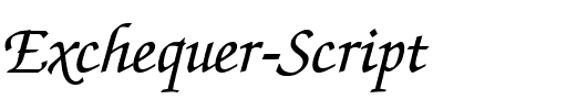 Exchequer Script Regular.ttf