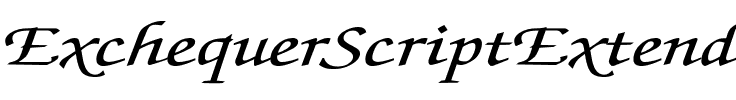 ExchequerScriptExtended Regular.ttf