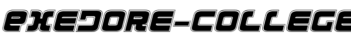 Exedore College Italic Italic.ttf