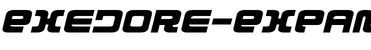 Exedore Expanded Italic Expanded Italic.ttf