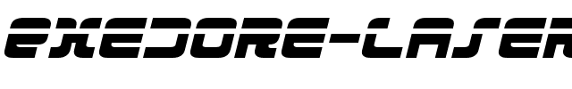 Exedore Laser Italic Italic.ttf