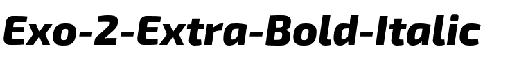 Exo 2 Extra Bold Italic.otf