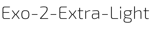 Exo 2 Extra Light Regular.ttf