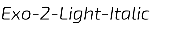 Exo 2 Light Italic.ttf
