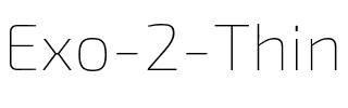 Exo 2 Thin Regular.otf