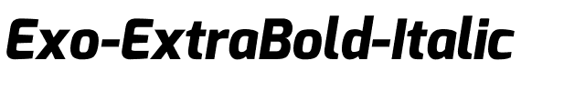 Exo ExtraBoldItalic.ttf
