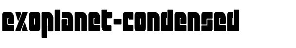 Exoplanet Condensed Condensed.ttf