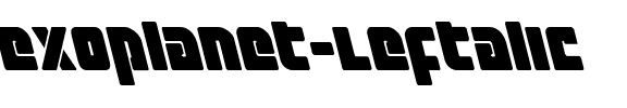 Exoplanet Leftalic Italic.ttf
