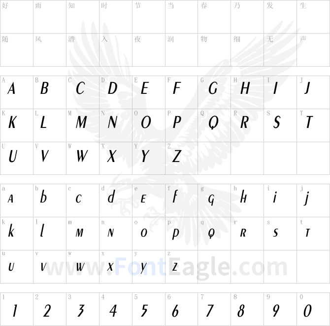 Exotic-Demi-Cn-Italic