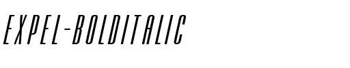 Expel BoldItalic.ttf