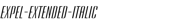 Expel Extended Italic.ttf