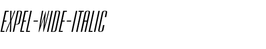 Expel Wide Italic.ttf