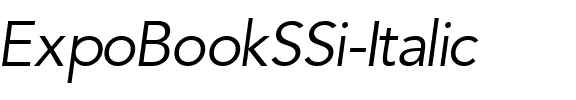 ExpoBookSSi Italic.ttf