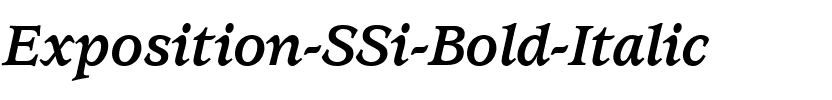Exposition SSi Bold Italic.ttf