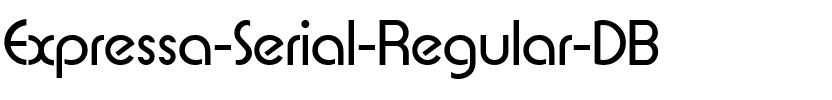 Expressa-Serial DB Regular.ttf