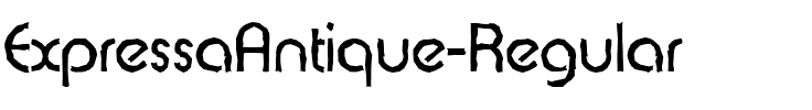 ExpressaAntique Regular.ttf