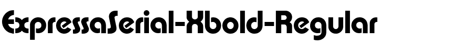 ExpressaSerial-Xbold Regular.ttf
