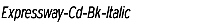 Expressway Cd Bk Italic.ttf