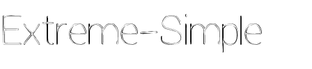 Extreme Simple Normal.ttf