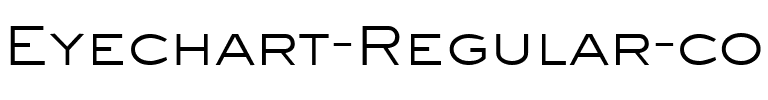 Eyechart Regular.ttf