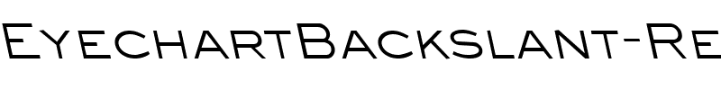 EyechartBackslant Regular.ttf