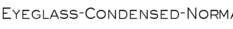 Eyeglass-Condensed Normal.ttf