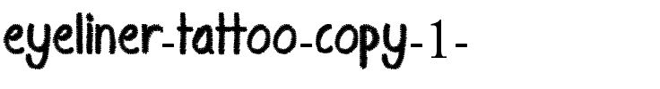 Eyeliner Tattoo Normal.ttf