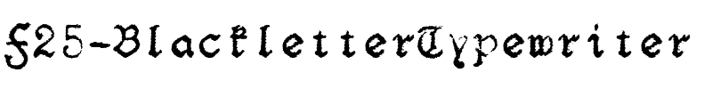 F25 BlackletterTypewriter Regular.ttf