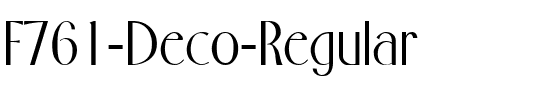F761-Deco Regular.ttf