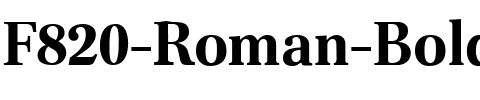 F820-Roman Bold.ttf