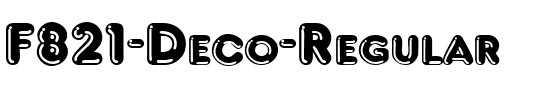 F821-Deco Regular.ttf