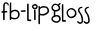 FB Lipgloss FB Lipgloss.ttf
