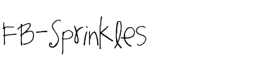 FB Sprinkles FB Sprinkles.ttf