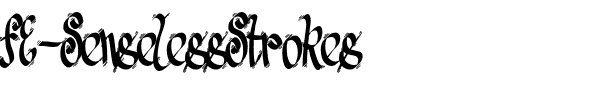 FE Senseless Strokes Regular.otf
