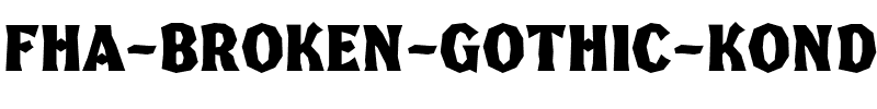 FHA Broken Gothic Kond NC Regular.ttf