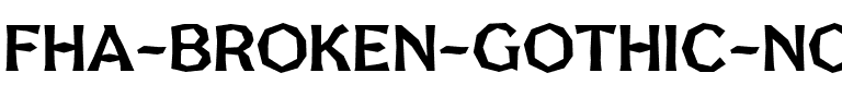 FHA Broken Gothic No1 NC Regular.ttf