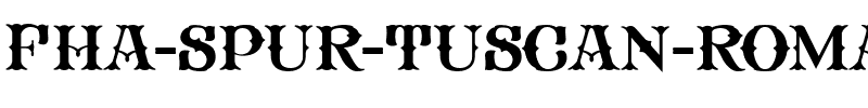 FHA Spur Tuscan Roman NCV Regular.ttf