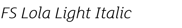 FS Lola Light Italic.ttf