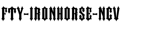 FTY IRONHORSE NCV Regular.ttf