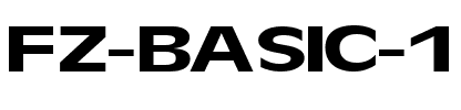 FZ BASIC 1 EX Normal.ttf