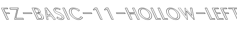 FZ BASIC 11 HOLLOW LEFTY Normal.ttf