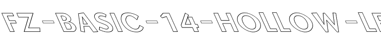 FZ BASIC 14 HOLLOW LEFTY Normal.ttf
