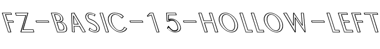 FZ BASIC 15 HOLLOW LEFTY Normal.ttf