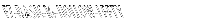 FZ BASIC 16 HOLLOW LEFTY Normal.ttf