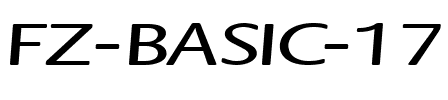 FZ BASIC 17 EX Normal.ttf