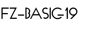 FZ BASIC 19 Normal.ttf