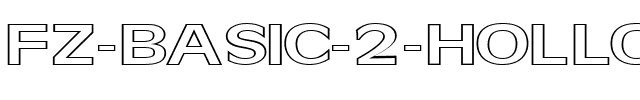 FZ BASIC 2 HOLLOW EX Normal.ttf